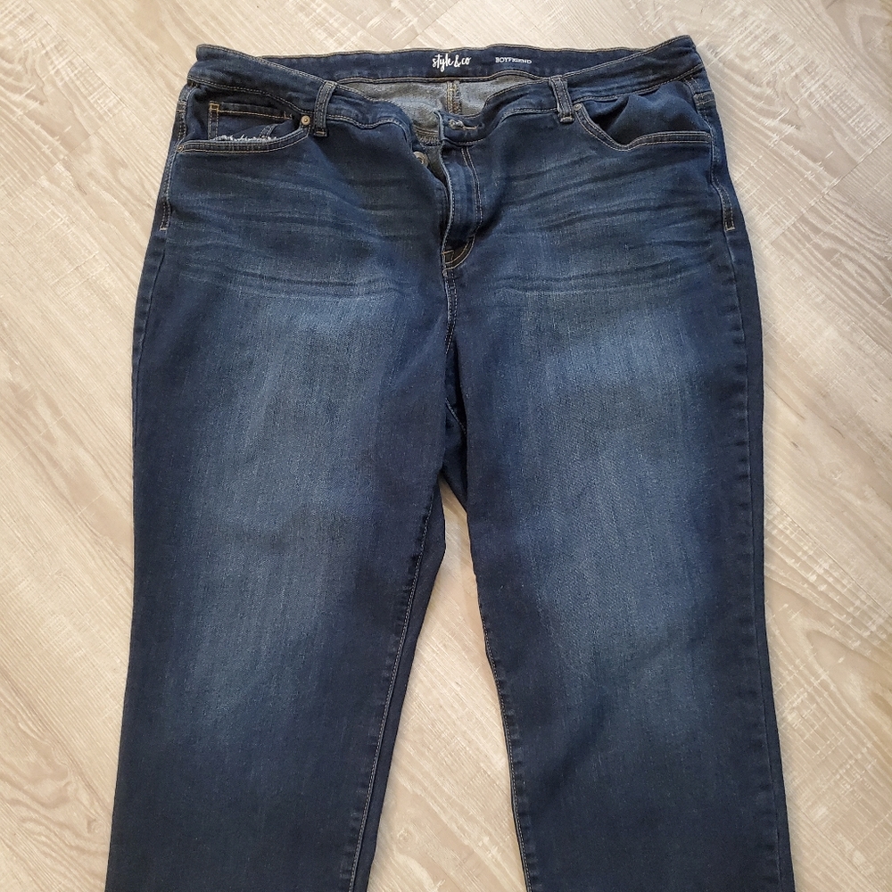 Style & Co Boyfriend Jeans 20 GUC!